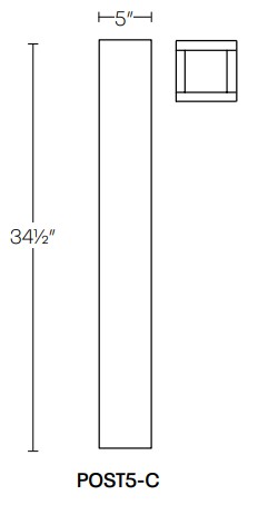 Large Post - POST5-C