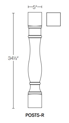 Large Post - POST5-R