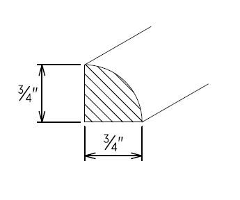 Quarter Round Molding