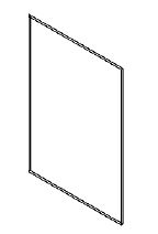 Refrigerator End Panel-REP2496(3)