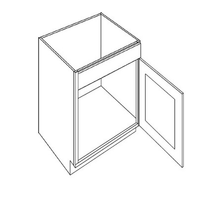 Diagonal Corner Sink Base Cabinet