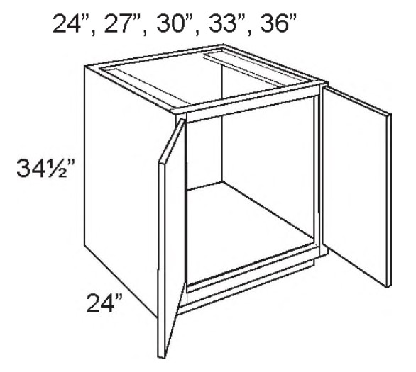 Sink Range Base Double Door