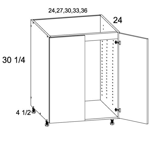 Full Height Two Door Vanity Base