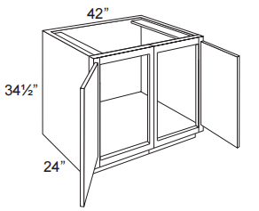 2 Door Full Height Sink Base Cabinet