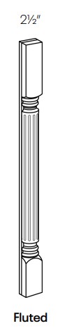 Spindle - Fluted