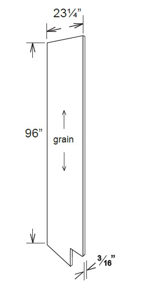 Tall End Panelfinished End Skin