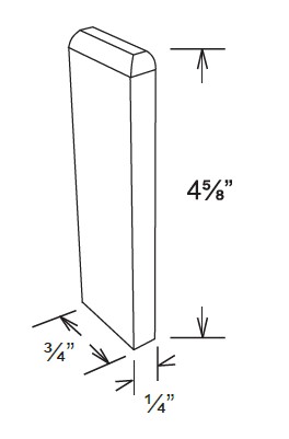 Toe Kick Captrim Accent