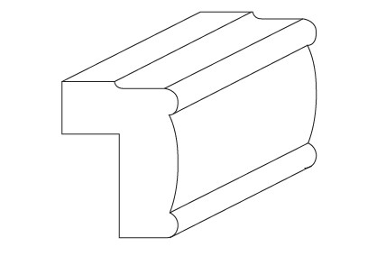 Light Rail Moldings - TLRM8