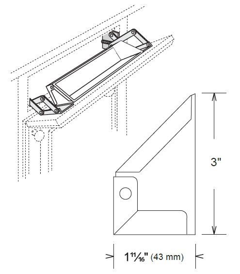 Tilt Out To Tray for Sink Base