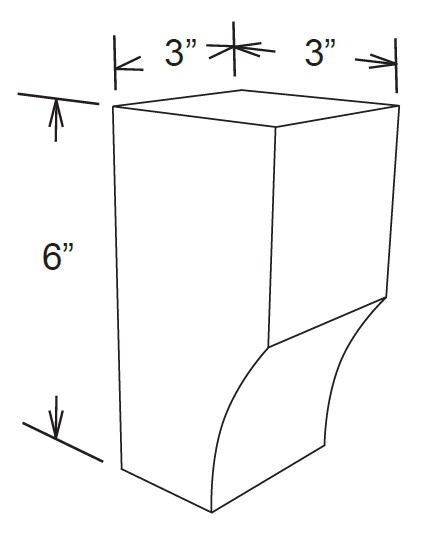 Tapered Legdecorative Accent