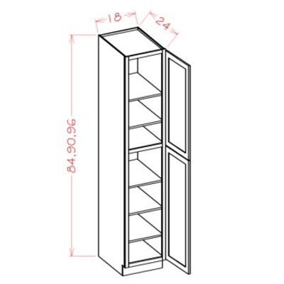 Utility Cabinets - Two Doors