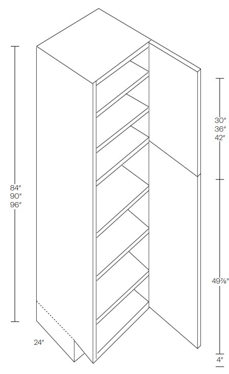 Pull Out Shelves 3 Shavles