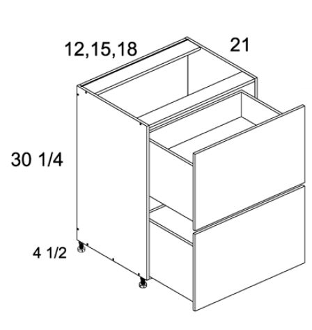 Two Drawer Vanity Base