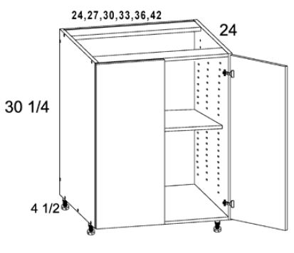 Full Height Double Door Bases