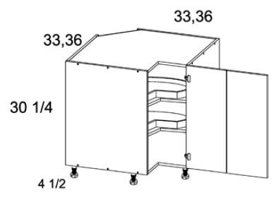 Base Easy Reach with Lazy Susan