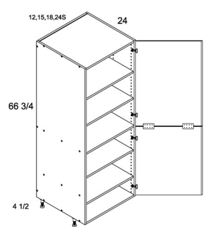 Tall with Full Height Two Door Utility