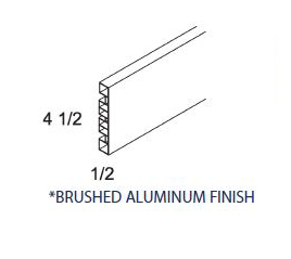 Moulding - Toe Kick-PVC