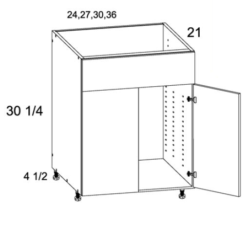 Vanity Sink Base False Front Two Door
