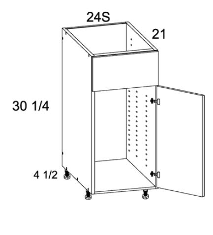 Vanity Sind Base False Front Single Door