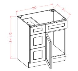 Vanity Combination Cabinets