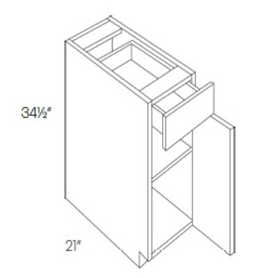 1 Door Vanity Base Cabinet