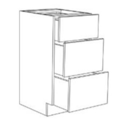 Vanity Base Drawer Cabinet with Three Drawers