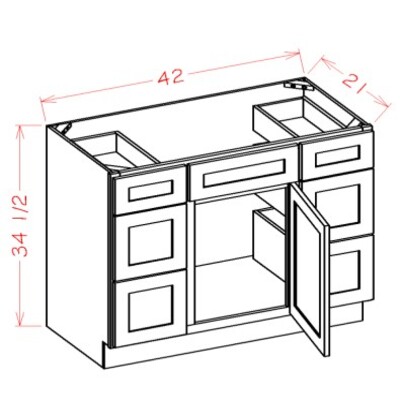 Vanity Combination Cabinets
