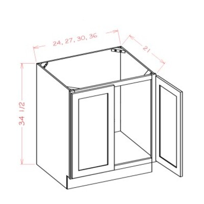 Full Height Door Vanity Sink Cabinets