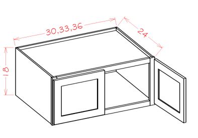 Refrigerator Wall Cabinets - 18