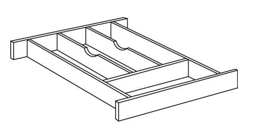 Wooden Cutlery Divider
