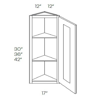Single Door Wall End Cabinet