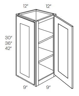 2 Door Wall End Cabinet